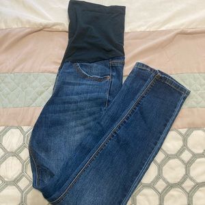 Indigo Poppy Size S Maternity Jeans